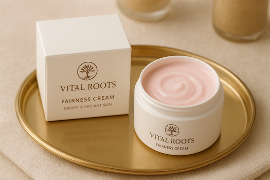 Vital Roots natural fairness cream with shiny glow