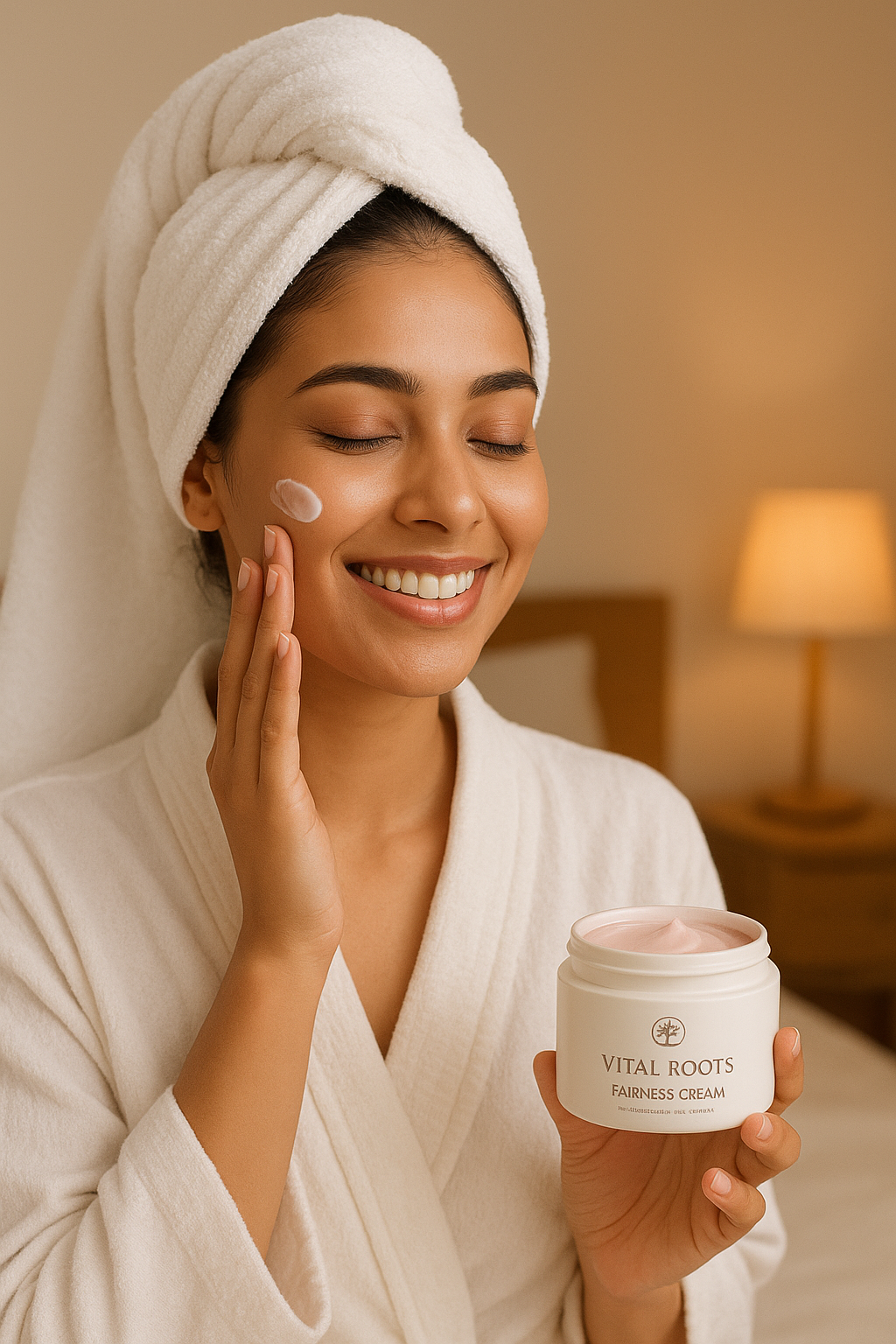 Vital Roots natural fairness cream with shiny glow