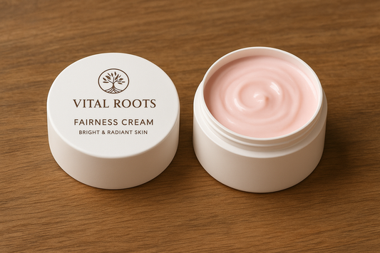 Vital Roots natural fairness cream with shiny glow